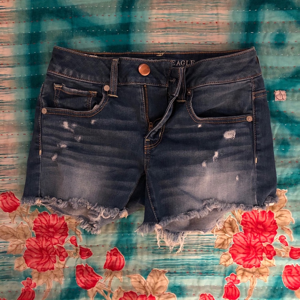 American eagle super stretch shorts size 2
